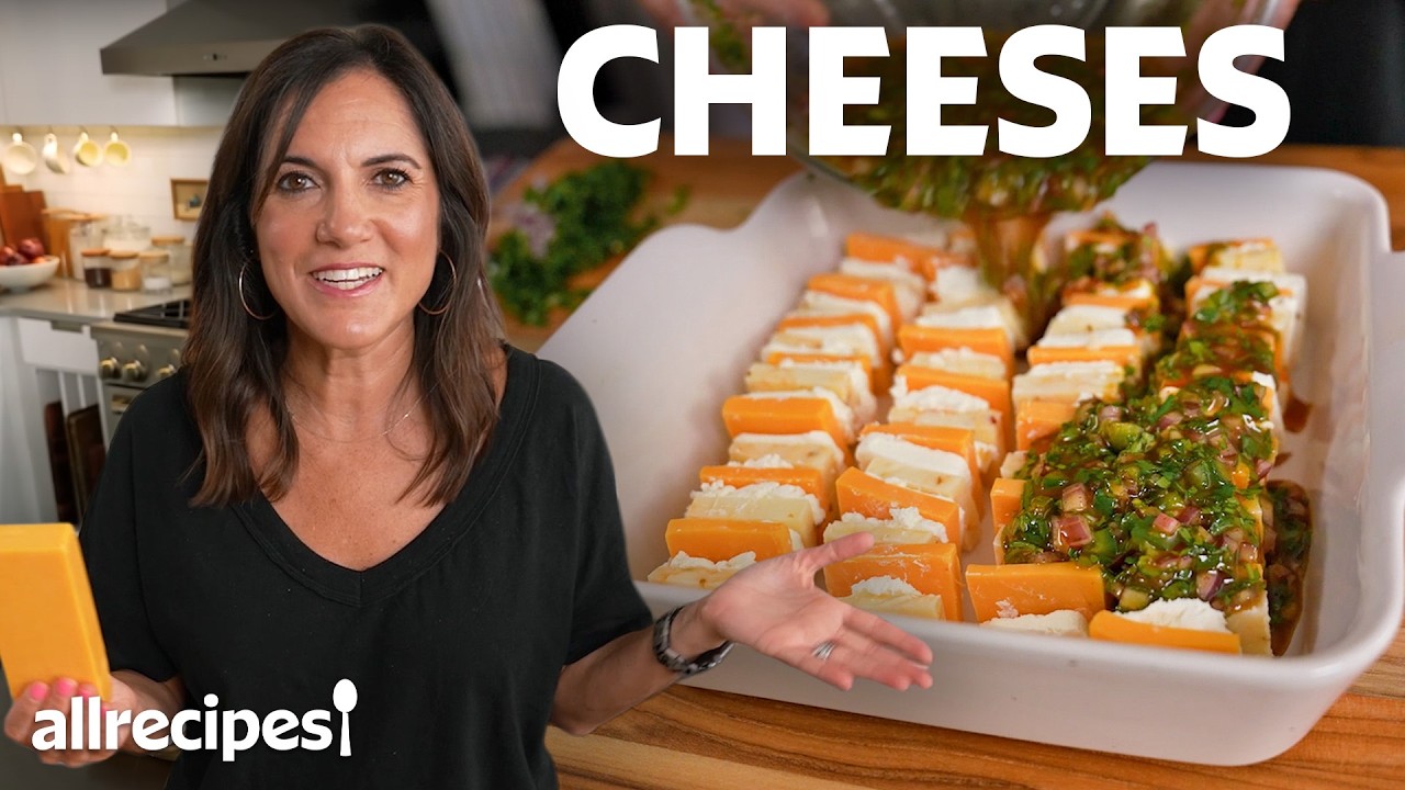 5 Easy Cheese Appetizers Perfect for Parties (Marinated Cheese, Salsa Verde Mozzarella & More!)