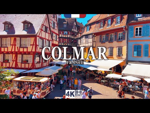 Colmar, France 4K Walk | La Petite Venise, Alsace’s Colorful French Venice
