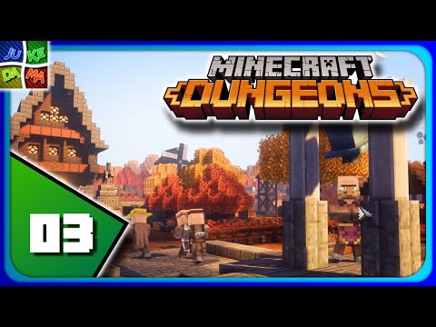 Minecraft Dungeons Gameplay MULTIPLAYER Episode 3 | PUMPKIN PASTURES / CACTI CANYON (4 Player / PC)