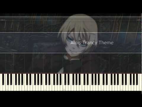 Kuroshitsuji  II - Alois Trancy Theme ~ The Slightly Chipped Full Moon - Piano Version (Synthesia)