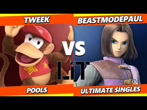 Litvitational 3 - Tweek (Diddy Kong) Vs. BeastModePaul (Hero) Smash Ultimate - SSBU