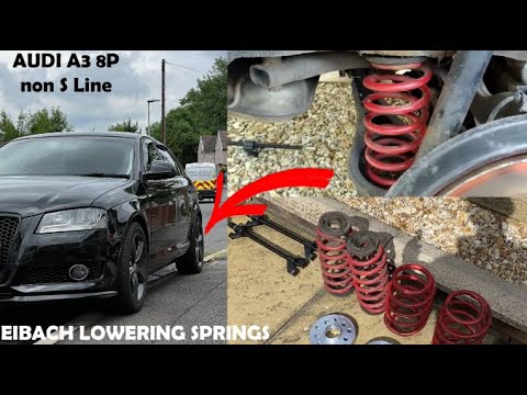 INSTALLING LOWERING SPRINGS TO MY AUDI A3 * LOW * 🤩