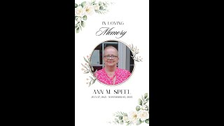 In Loving Memory of Ann Speel - Livestream [2025.11.15]
