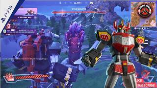 Fortnite  How to become Megazord power rangers (PS5 4K HDR) #trendinggames #trendinggaming