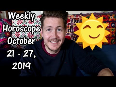 Weekly Horoscope for October 21 - 27, 2019 Gregory Scott Astrology