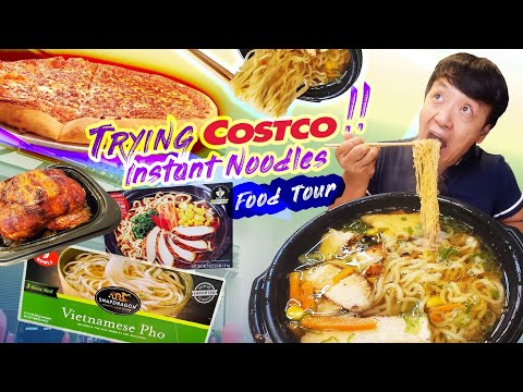 TRYING COSTCO Instant Noodles, ASIAN FOOD | COSTCO...