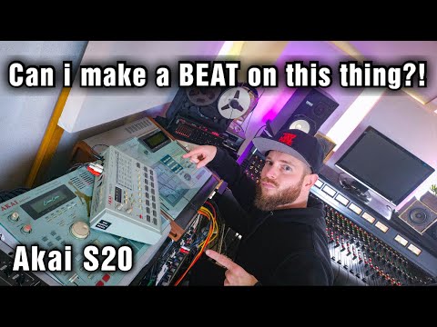 Tommy Vamoz is Making A Beat On The Akai S20 Sampler |Sampled Boom Bap - Hip Hop