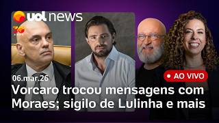 Vorcaro trocou mensagens com Moraes sobre Master antes da 1ª prisão; quebra de sigilo de Lulinha e +