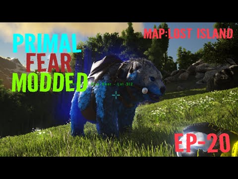 ARK Primal Fear Modded Taming First CELESTIAL DIRE BEAR that DEALS MILLIONS DAMAGE TO ORIGINS DINO