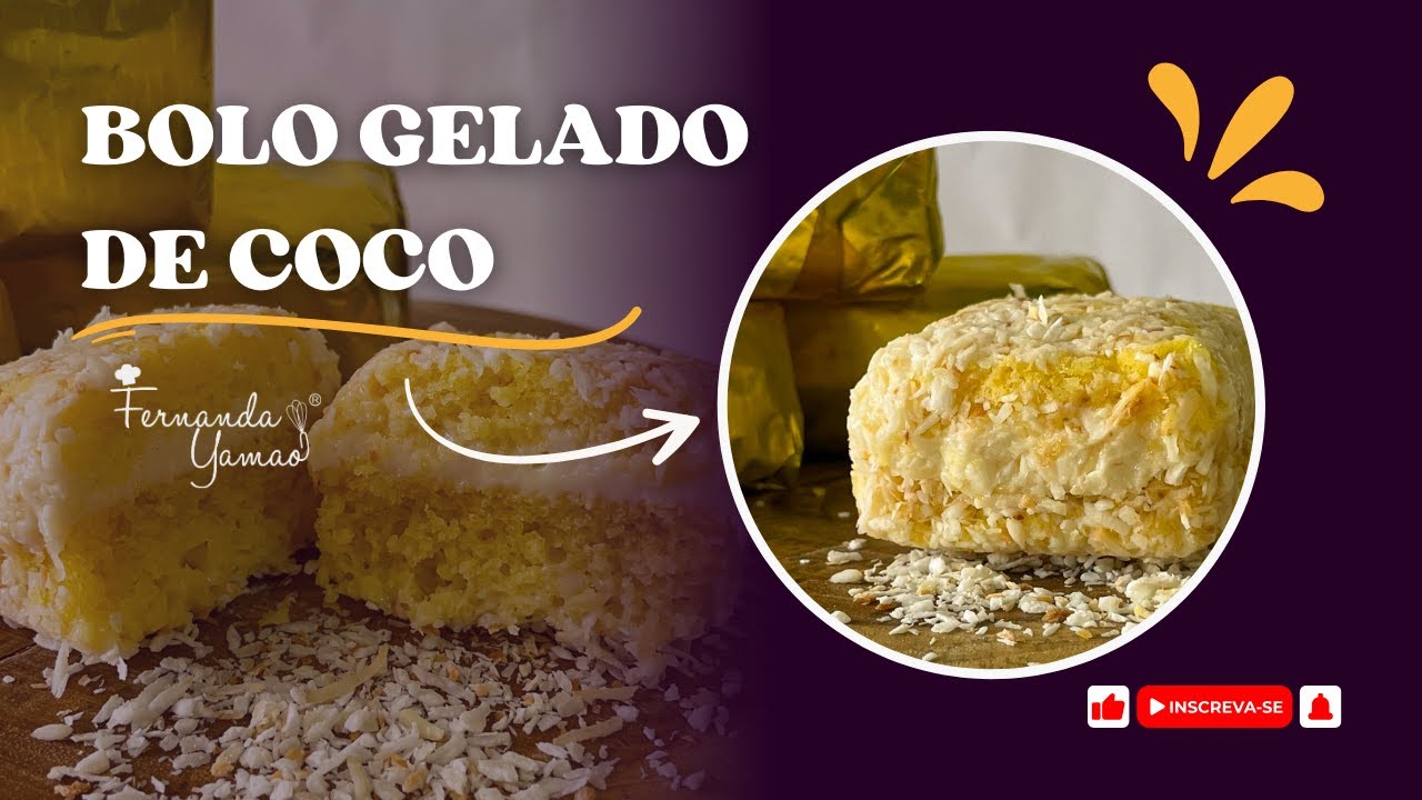 Aprenda a fazer o melhor BOLO GELADO DE COCO