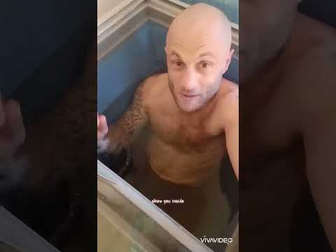 Cold Water Therapy In A Chest Freezer 😳         🥶🧊🥶🧊
