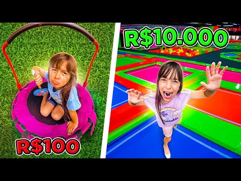 CAMA ELÁSTICA DE R$100, R$1.000 E R$10.000! Desafio - COMPILADO