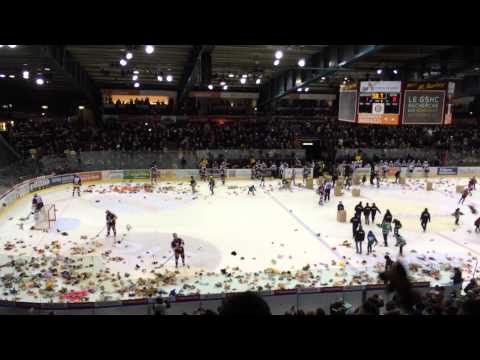 Genève Servette "Lancer de Peluche pour les Hopitaux"
