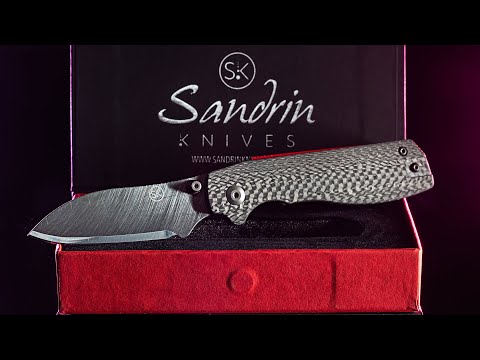 Sandrin Knives Torino Carbon Fiber
