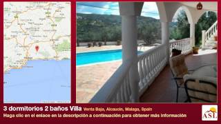 preview picture of video '3 dormitorios 2 baños Villa se Vende en Venta Baja, Alcaucin, Malaga, Spain'