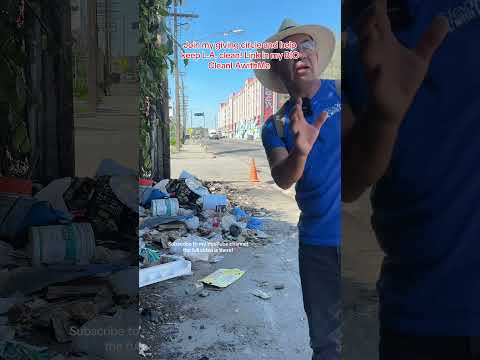 Let’s #shine #la #lifeisbutadream #losangeles #homeless #gofundme #funny #communitycleanup #suntola