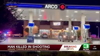 Man killed in shooting near a Vacaville gas station, police say