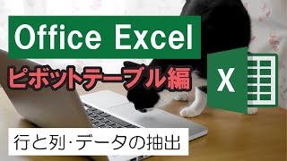 【Excel】ピボットテーブル編 「行と列･データの抽出」