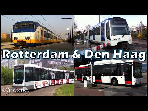 Train, metro, tram, bus Rotterdam & Den Haag, Schiedam, Spijkenisse (Public Transport)