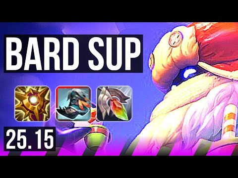 BARD & Yunara vs JARVAN IV & Lucian (SUP) | 2/3/19 | KR Master | 25.15