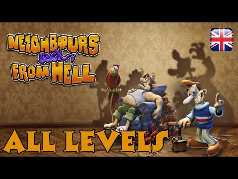 Neighbours back From Hell - All Levels 100% - All Medals - English Walkthrough - No Commentary