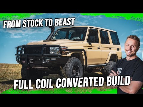 Complete Coil Conversion & Build on This 76 Series LandCruiser: Full Build Breakdown!