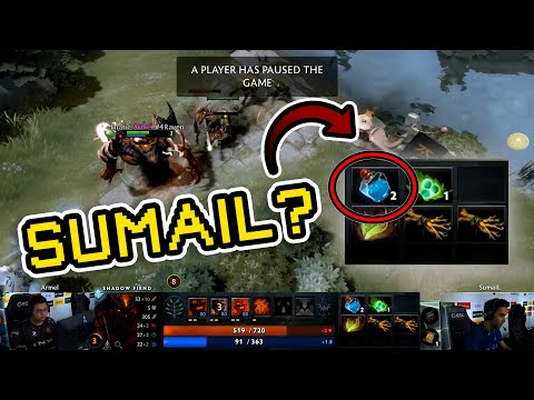 Caster Reaction to Sumail buying a bottle during a 1v1