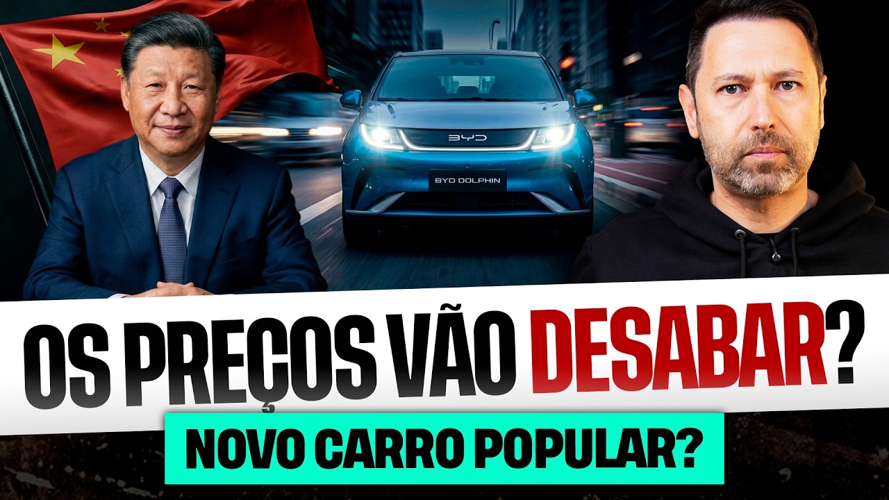 A CHINA VENCEU A GUERRA DOS CARROS? | COMO OS ELÉTRICOS ESTÃO DESTRUINDO OS PREÇOS NO BRASIL?
