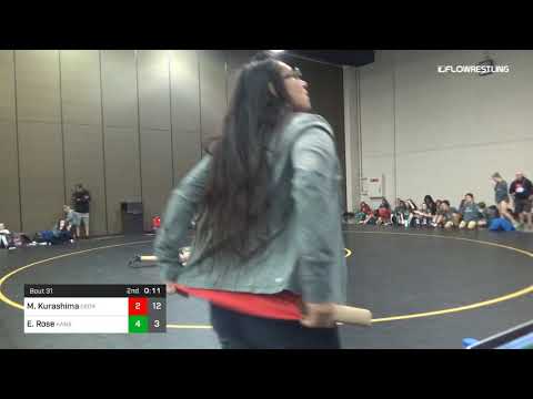 117 Lbs Rr Rnd 3 Mia Kurashima Georgia Dual Vs Elise Rose Kansas Dual