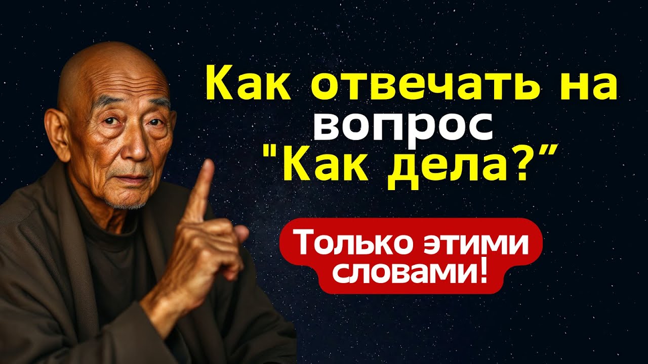 Когда вас спросят "КАК ДЕЛА?", просто СКАЖИТЕ ЭТО – результат вас удивит!