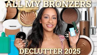 Luxury Bronzer Collection & Declutter 2025 Cream Powder & Sculpting Favorites | Mo Makeup Mo Beauty