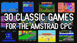 30 Classic Games for the Amstrad CPC
