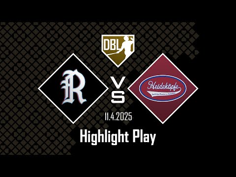 DBL | Regensburg vs. Heidenheim: Double Play - A. Schmidt, M. McCullough, D. Patrice (11.4.2025)