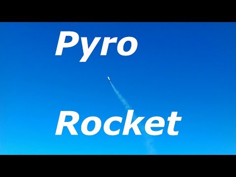 Scratch built Pyro Rocket & Module for Launch Pad - Rocket Drone Test Bed