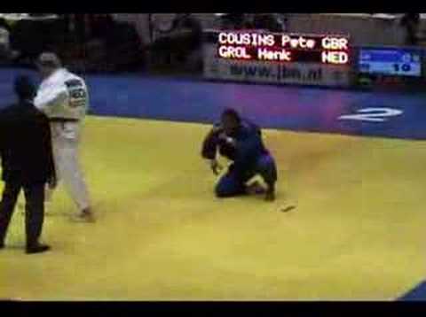 Judo: Peter Cousins (GBR) - Henk Grol (NED)