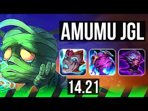 AMUMU vs GRAVES (JGL) | Rank 3 Amumu, 10/3/9, Dominating | VN Challenger | 14.21