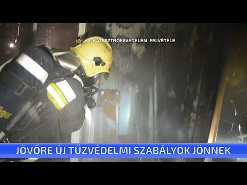 Jövőre új tűzvédelmi szabályok jönnek