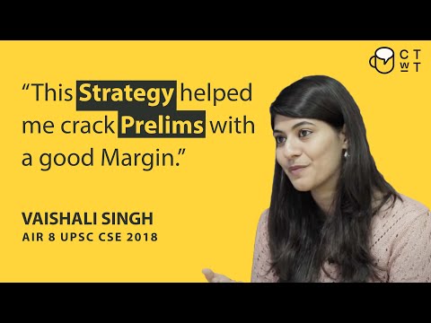 The Strategy that helped IAS Vaishali Singh crack UPSC CSE prelims with good margin