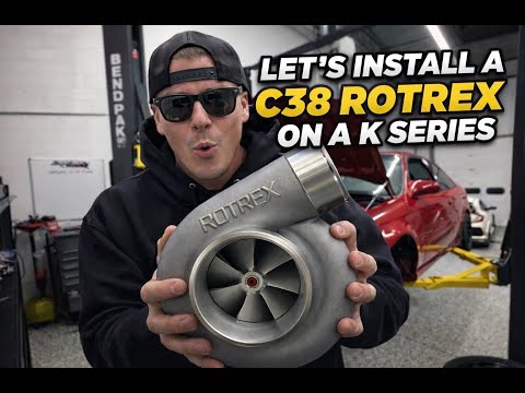 I'm installing a Monster ROTREX C38 kit on a built K24 coupe! (detailed video)