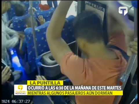 Pasajeros de bus que cubría la ruta Durán - La Puntilla fueron asaltados