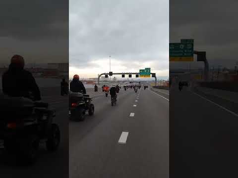 Taking over Denver motorcycle ride 4/20