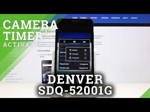 Adjust Camera Timer – DENVER SDQ-52001G & Camera Additional Options