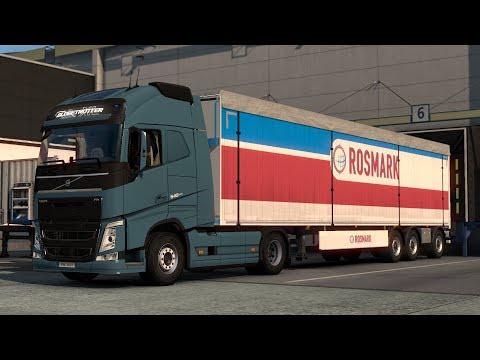 ETS 2 1.33 - Beyond The Baltic Sea DLC - Volvo FH16 540 - Trip: Rēzekne - Vilnius