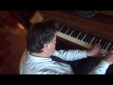 Maestro Valentin Radu playing few spontaneously samples at piano -2 of 2