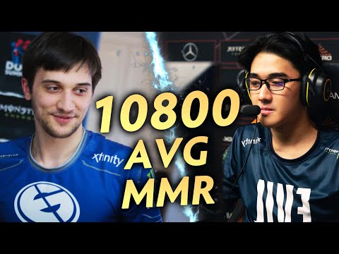 HIGHEST MMR Game in Dota History — 10,755 avg MMR