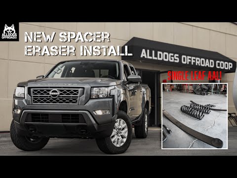 Spacer Eraser Install on 2023 Nissan Frontier SV / SUPER easy INSTALL / Lifted Nissan Frontier