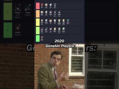 the first genshin tier list