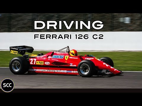 FERRARI 126 C2 Gilles Villeneuve - F1 - Flame throwing V6 engine sound - Crash in 1982? | SCC TV