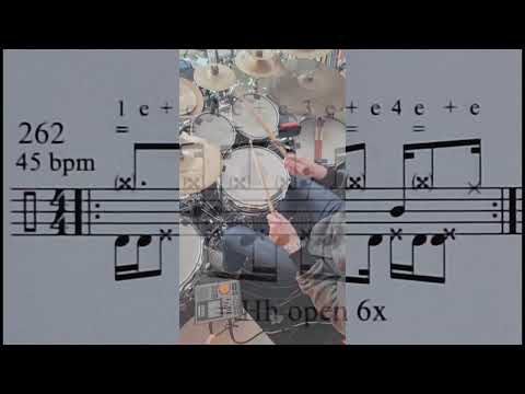 Jan Prins Hi-Hat integration Nr. 262, 4/4, 45 bpm