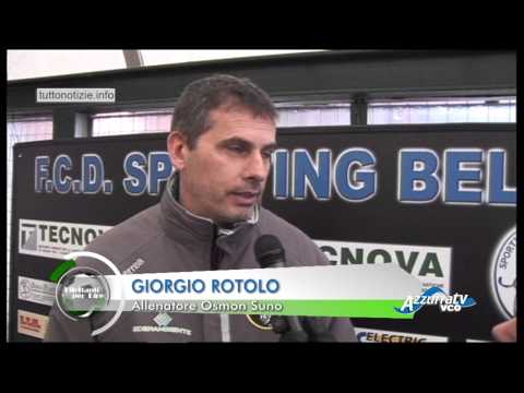 Sporting Bellinzago - Osmon Suno - Sintesi e Interviste 19/01/2014